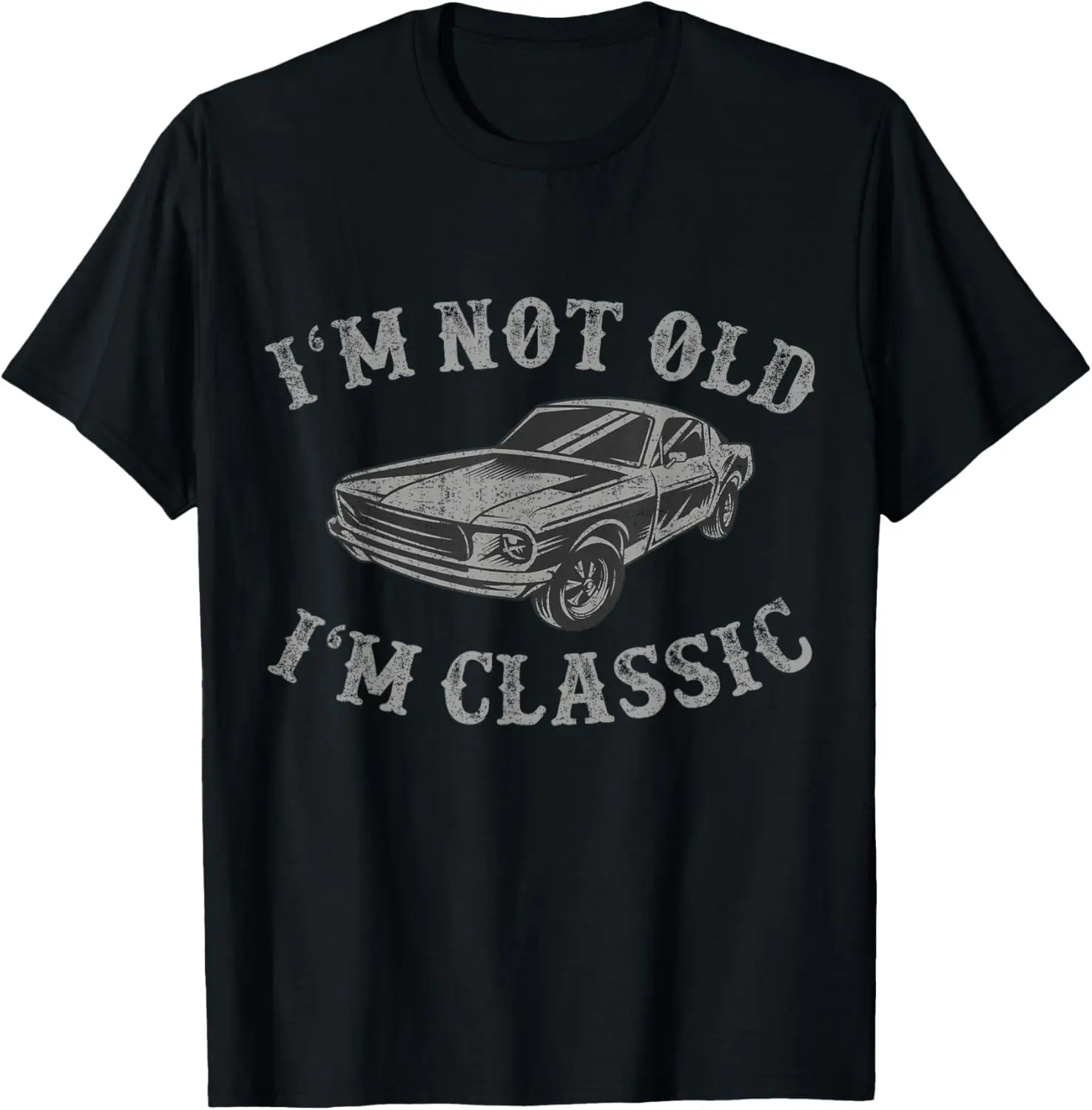 Классическая забавная мужская футболка с надписью «I'm Not Old I'm Dad Muscle Car»
Классическая забавная мужская футболка с надписью «I'm Not Old I'm Dad Muscle Car»