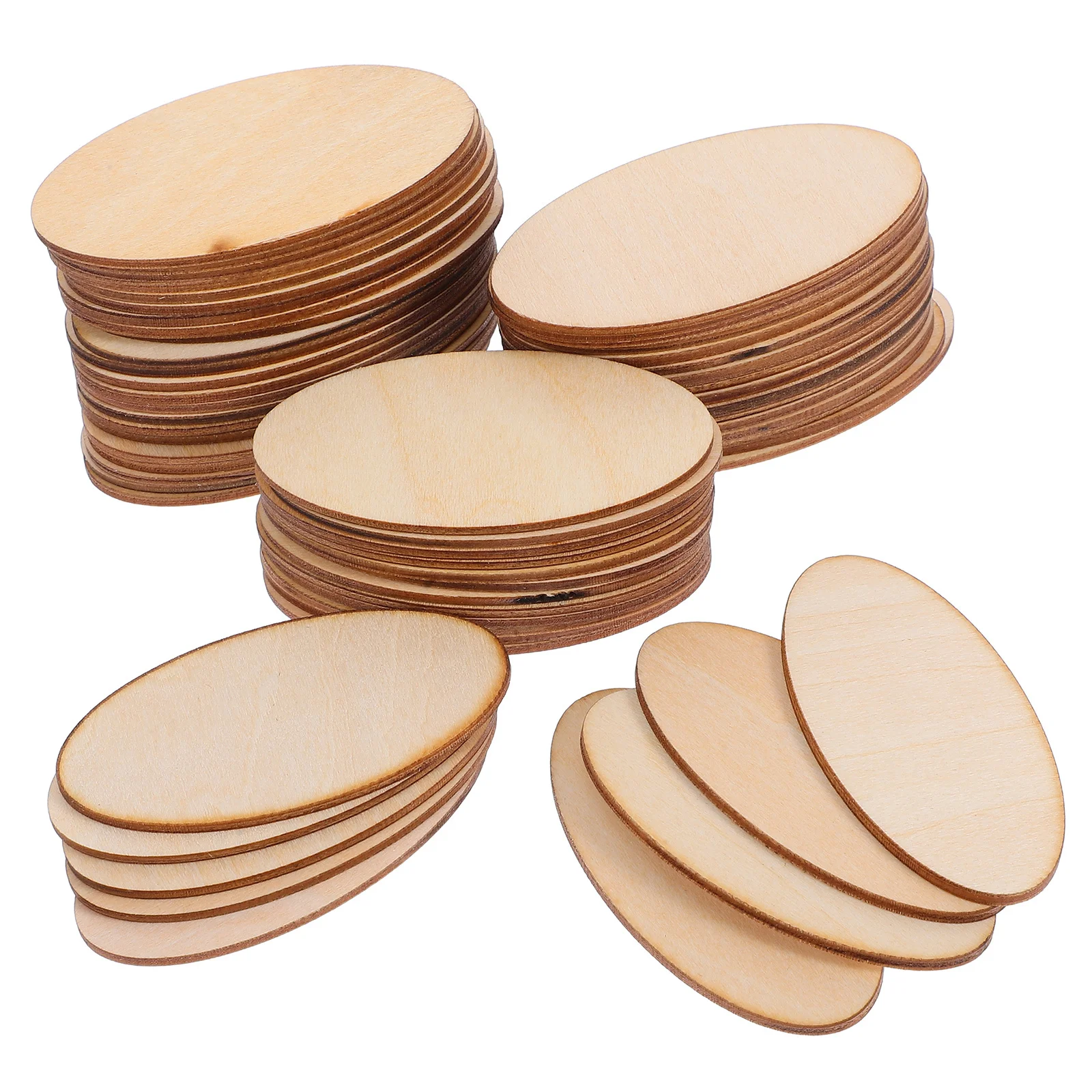 60Pcs Oval Craft Wood Pieces: Natural Unfinished Wooden Blanks for DIY Engraving Painting Decorations Lightweight Oval Shaped
60Pcs Oval Craft Wood Pieces: Natural Unfinished Wooden Blanks for DIY Engraving Painting Decorations Lightweight Oval Shaped