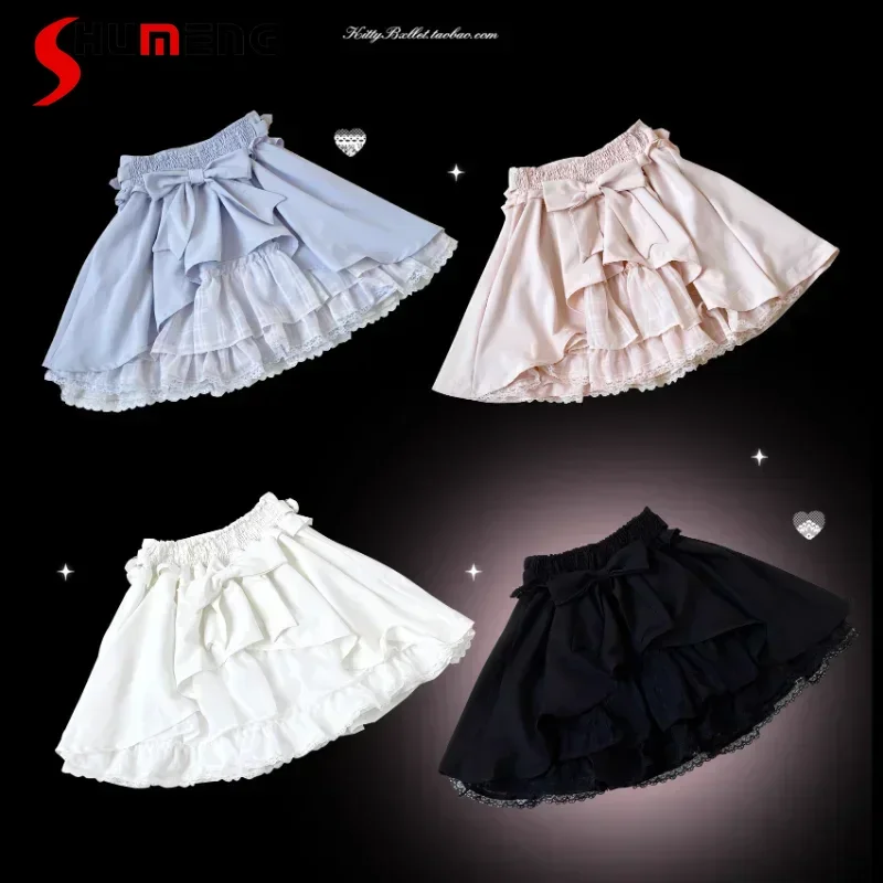 Summer New Women's Clothing Japanese Lolita Mine Series Suspender Skirt Ruffle Edge Small Flying Sleeves Bow Strap Lace Skirts
Summer New Women's Clothing Japanese Lolita Mine Series Suspender Skirt Ruffle Edge Small Flying Sleeves Bow Strap Lace Skirts