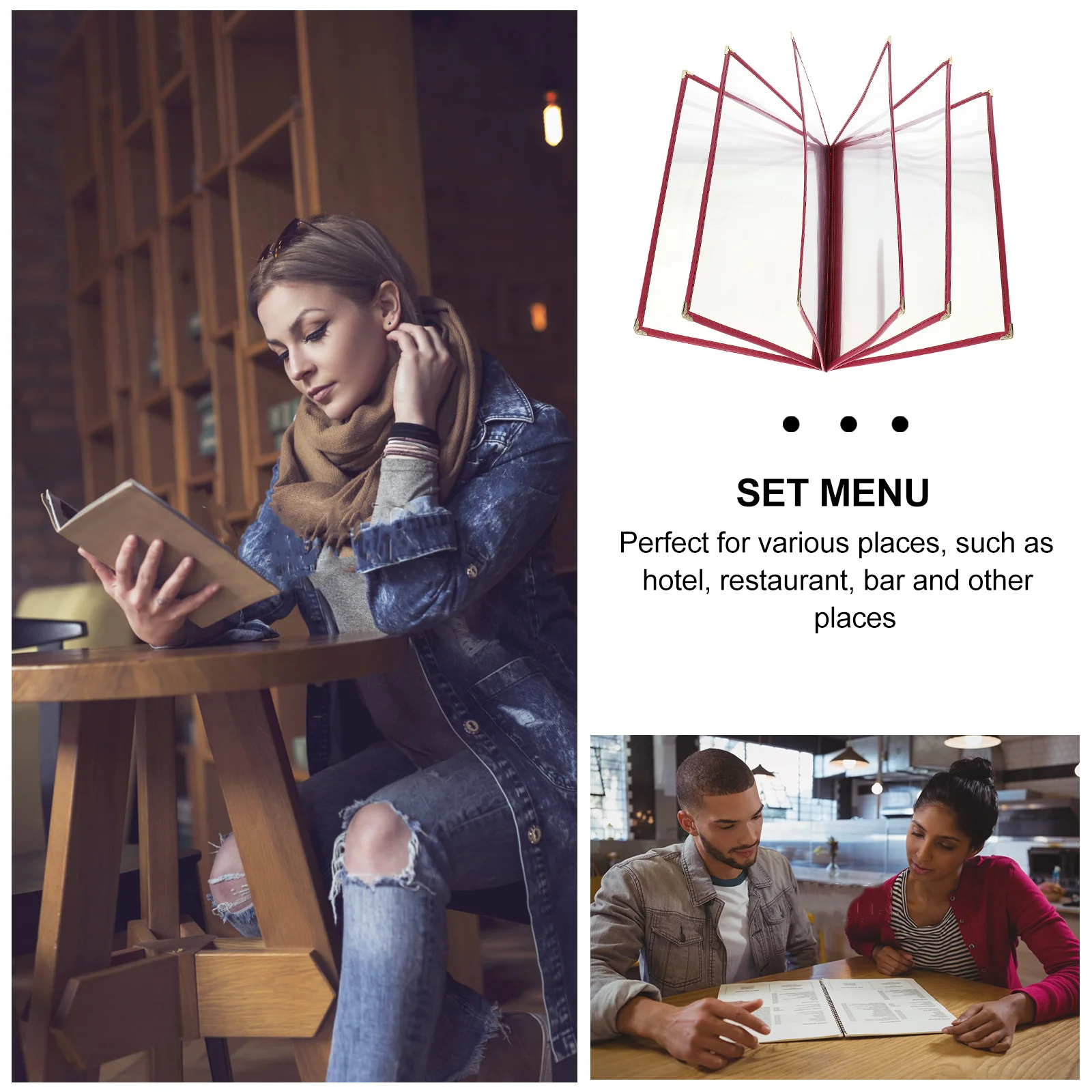 1pc Pvc Menu Holder Waterproof Oil-Resistant Durable Menu Cover For Restaurant Hotel Coffee Bar Price List Protector
1pc Pvc Menu Holder Waterproof Oil-Resistant Durable Menu Cover For Restaurant Hotel Coffee Bar Price List Protector