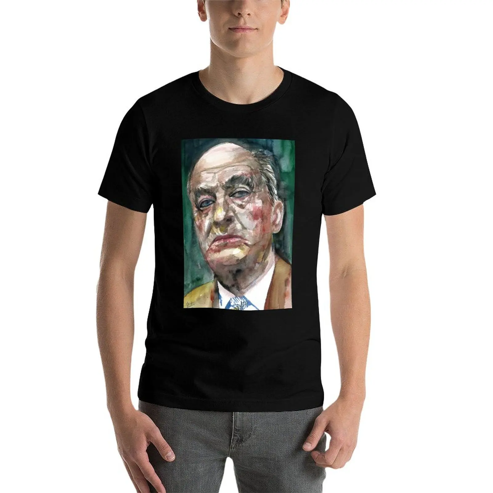 NABOKOV VLADIMIR - watercolor portrait.3 T-Shirt man t shirt luxury cotton tshirt 100% man t shirts cotton T-Shirt
NABOKOV VLADIMIR - watercolor portrait.3 T-Shirt man t shirt luxury cotton tshirt 100% man t shirts cotton T-Shirt