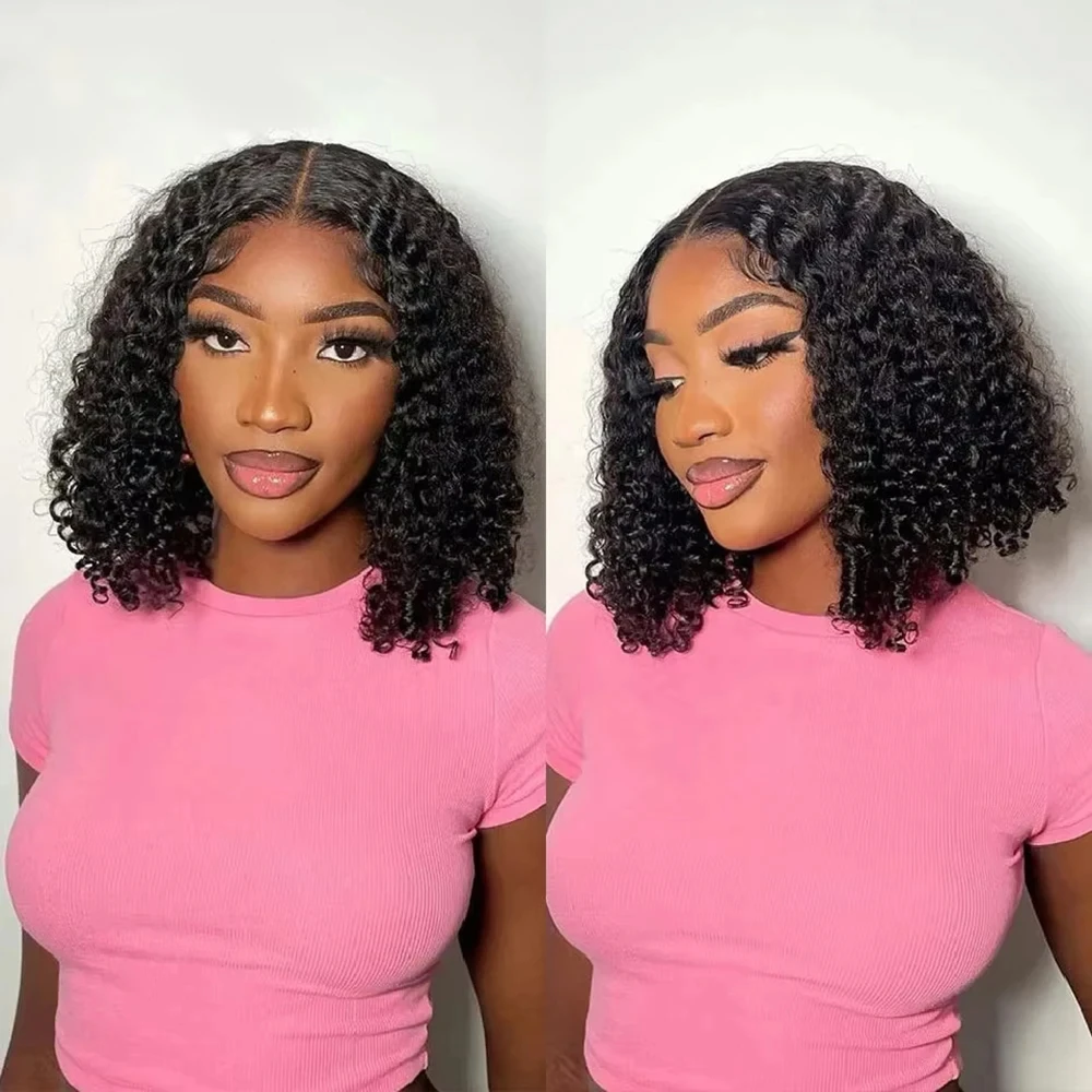180 Density 10 Inch Curly Wigs Bob Human Hair Wigs 13x4 Lace Frontal Human Hair Wig Brazilian Hair Deep Wave Lace Front Wigs
180 Density 10 Inch Curly Wigs Bob Human Hair Wigs 13x4 Lace Frontal Human Hair Wig Brazilian Hair Deep Wave Lace Front Wigs
