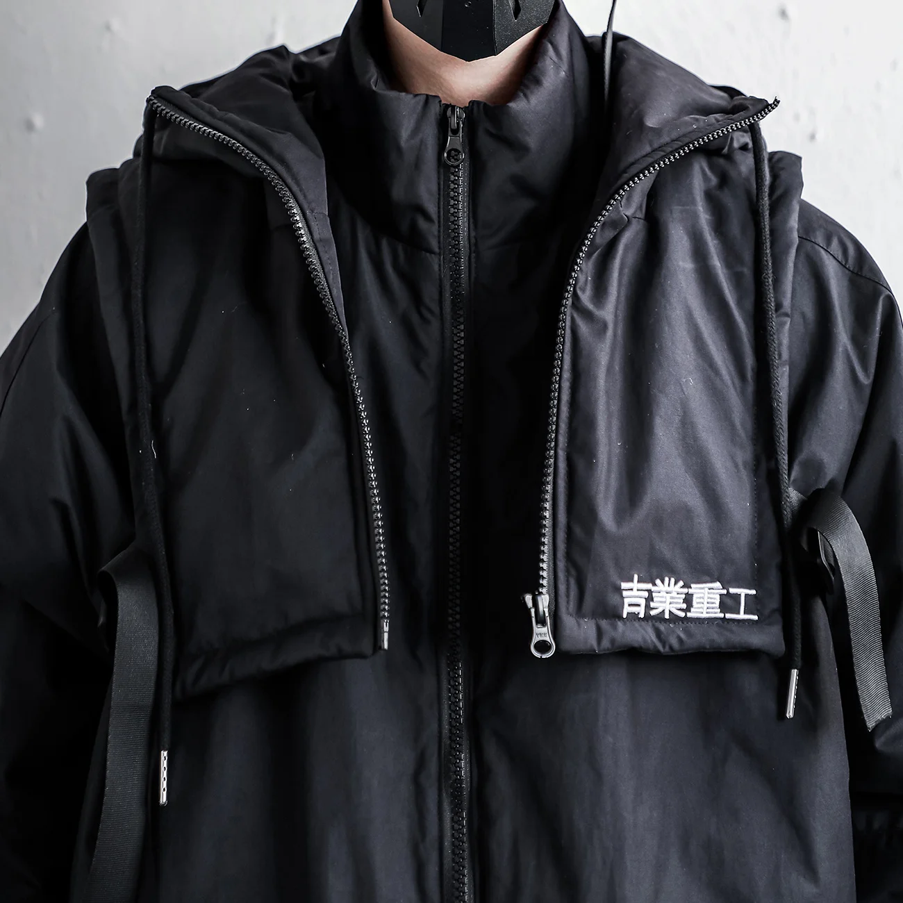 Hop Hip Padded Cargo Vest Coat Men Streetwear Hooded Crop Sleeveless Tactical Vest Functional Winter Thick Cotton
Hop Hip Padded Cargo Vest Coat Men Streetwear Hooded Crop Sleeveless Tactical Vest Functional Winter Thick Cotton