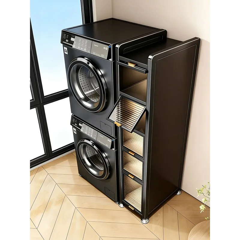 Washing machine rack crack storage cabinet balcony gap narrow side multi-function ultra-narrow integrated floor locker
Washing machine rack crack storage cabinet balcony gap narrow side multi-function ultra-narrow integrated floor locker