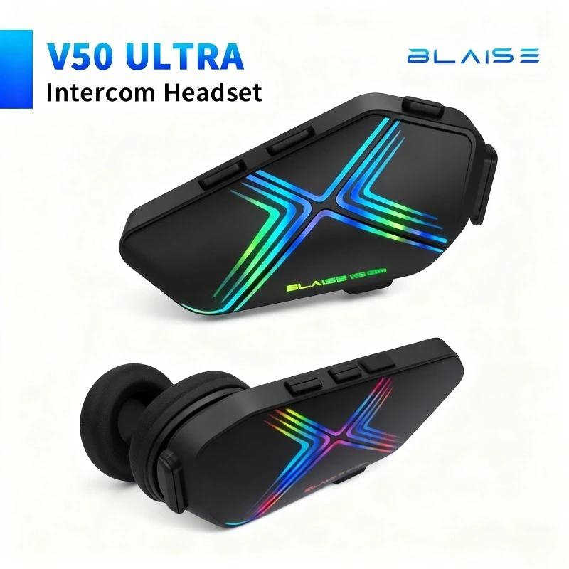 BLAISE V50 Ultra headset Mech 500m Intercom Headset 50 people group One-click Connection lP67 waterproof Core 5.3 wireless
BLAISE V50 Ultra headset Mech 500m Intercom Headset 50 people group One-click Connection lP67 waterproof Core 5.3 wireless