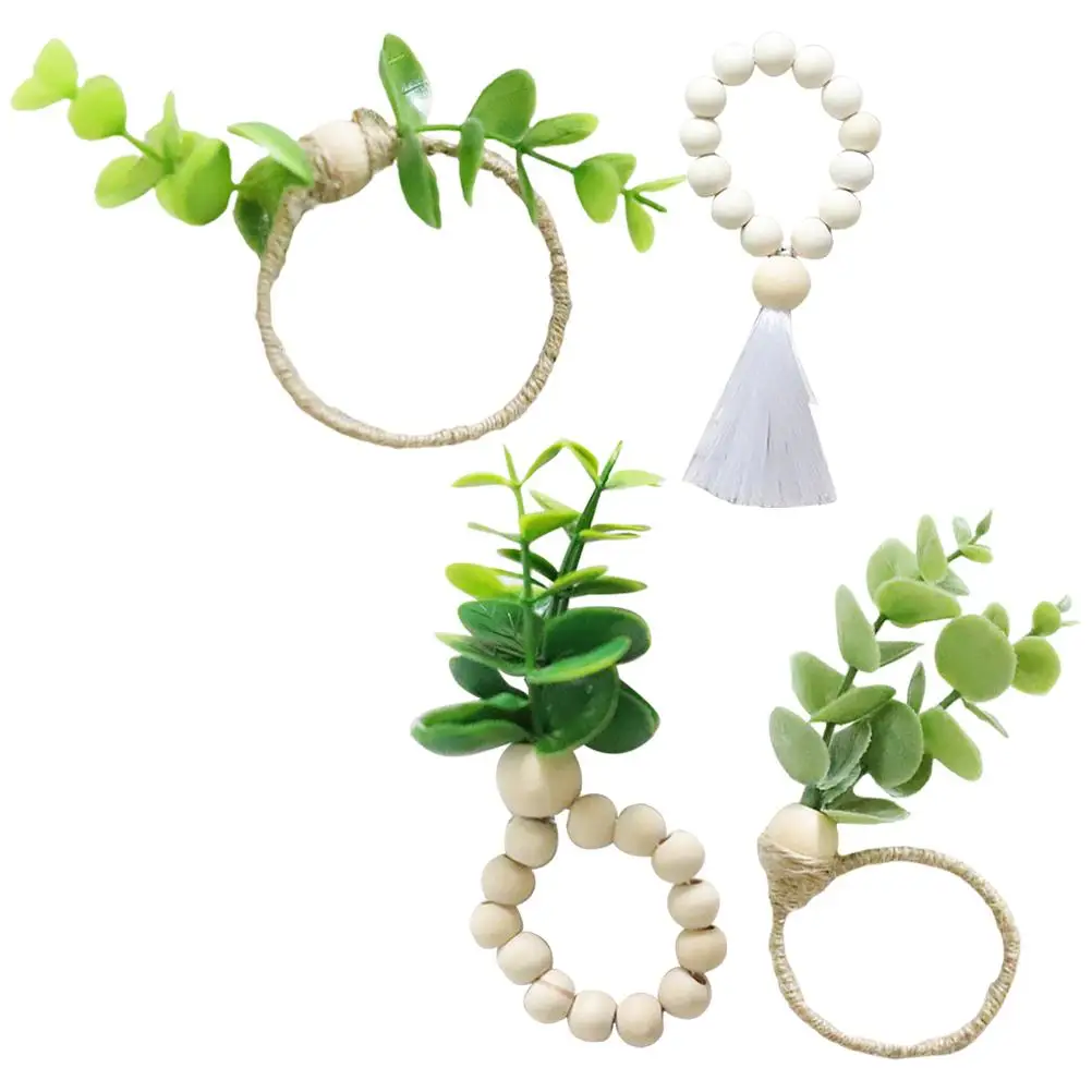 4 Pcs Napkin Rings Wood Beads Eucalyptus Stylish Serviette Buckle Reusable Table Decor Wedding Party Banquet Supplies Dining
4 Pcs Napkin Rings Wood Beads Eucalyptus Stylish Serviette Buckle Reusable Table Decor Wedding Party Banquet Supplies Dining