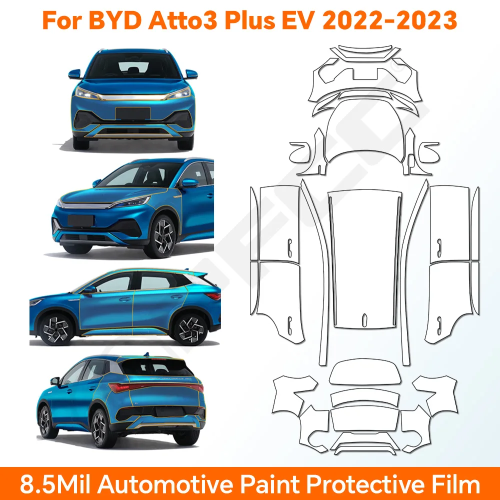 9Mil PPF For BYD ATTO 3 Plus EV 2022 2023 TPU Paint Protection Film Car Body Pre-cut PPF Clear Bra Anti-Scratch Resistant Cover
9Mil PPF For BYD ATTO 3 Plus EV 2022 2023 TPU Paint Protection Film Car Body Pre-cut PPF Clear Bra Anti-Scratch Resistant Cover