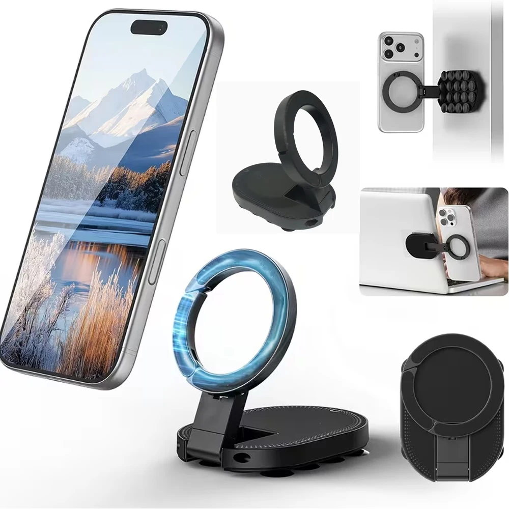 3 In 1 Magnetic Phone Stand 360° Rotatable Foldable Stand With Carabiner Suitable For Car Dashboards And Gyms For Office Desktop
3 In 1 Magnetic Phone Stand 360° Rotatable Foldable Stand With Carabiner Suitable For Car Dashboards And Gyms For Office Desktop
