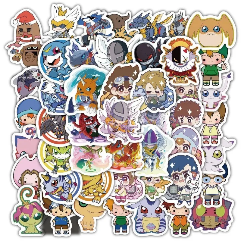 60Pcs Digimon Chibi Stickers Cute Cartoon DIY Decorative Stickers for Laptop Phone Case Water Bottle Journal Scrapbook
60Pcs Digimon Chibi Stickers Cute Cartoon DIY Decorative Stickers for Laptop Phone Case Water Bottle Journal Scrapbook