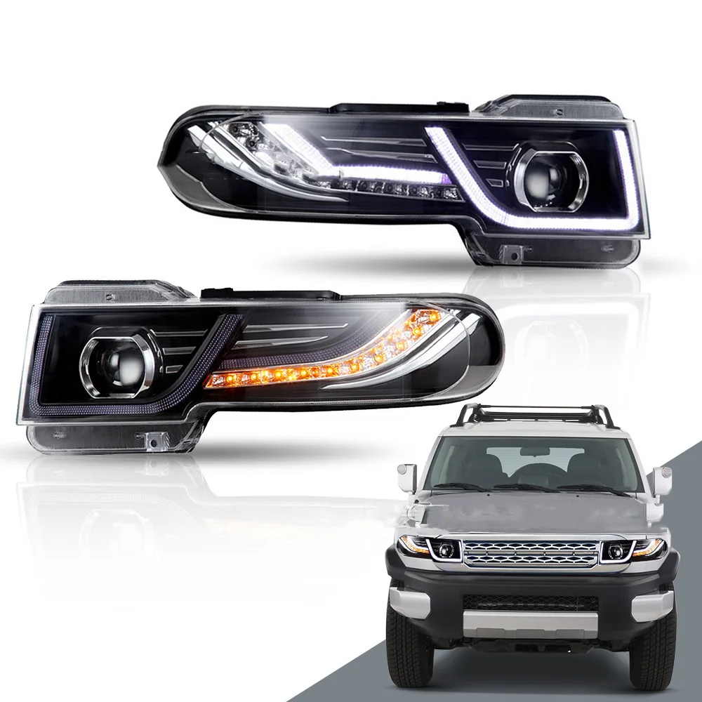 Car Headlight LED Daytime Running Light For Toyota FJ CRUISER LED 07-15 Dynamic Streamer Turn Signal Headlamp Front Lights
Car Headlight LED Daytime Running Light For Toyota FJ CRUISER LED 07-15 Dynamic Streamer Turn Signal Headlamp Front Lights