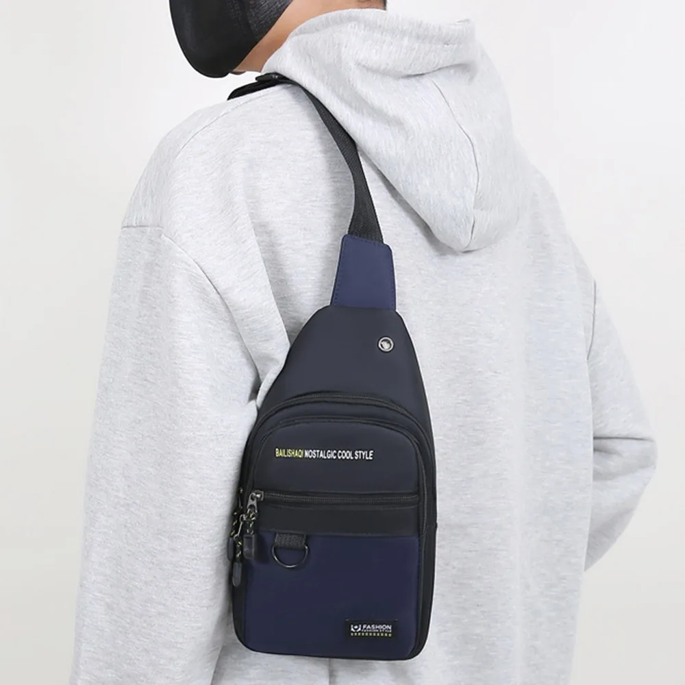 Casual Multipocket Male Chest Bag Oxford Cloth Large Capacity Men Waist Bag Waterproof Handbag Sports Chest Bag Travel
Casual Multipocket Male Chest Bag Oxford Cloth Large Capacity Men Waist Bag Waterproof Handbag Sports Chest Bag Travel