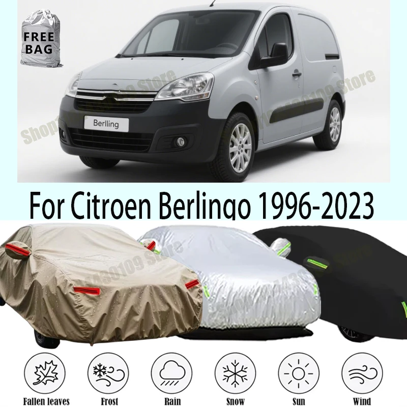 For Citroen Berlingo 1996-2023 Car Cover Outdoor Protection Covers Snow Sunshade Waterproof Dustproof Exterior UV Car Accessorie
For Citroen Berlingo 1996-2023 Car Cover Outdoor Protection Covers Snow Sunshade Waterproof Dustproof Exterior UV Car Accessorie