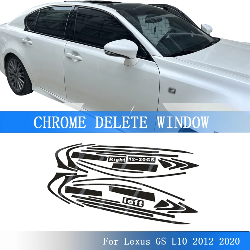 Chrome Delete Blackout Overlay for Lexus GS L10 2012-202 Window Trim Glossy Black Sticker
Chrome Delete Blackout Overlay for Lexus GS L10 2012-202 Window Trim Glossy Black Sticker
