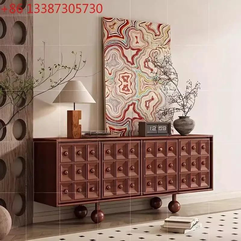 French retro entrance cabinet living room wabi wind locker decorative cabinet
French retro entrance cabinet living room wabi wind locker decorative cabinet