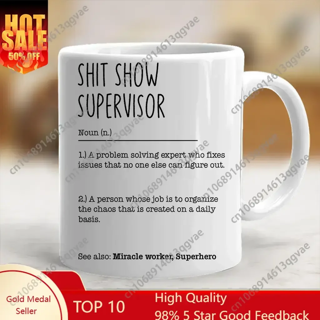 Funny Mug Show Supervisor Ceramic Coffee Mug 11 Oz Ceramic Mugs Water Drinking Tee Juice Cups
Funny Mug Show Supervisor Ceramic Coffee Mug 11 Oz Ceramic Mugs Water Drinking Tee Juice Cups