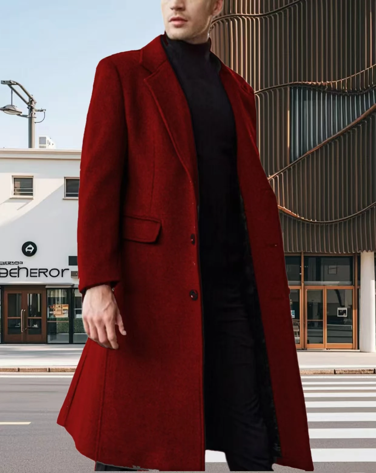 Autumn and Winter Casual Men's Clothing Korean Trend Men's Loose Casual Single-breasted Overcoat Casual Warm Fashion Comfortable
Autumn and Winter Casual Men's Clothing Korean Trend Men's Loose Casual Single-breasted Overcoat Casual Warm Fashion Comfortable