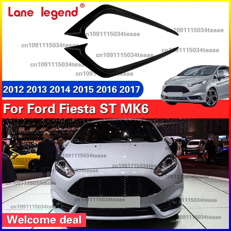For Ford Fiesta ST MK6 2012-2017 Car Front Bumper Lip Fog Front Light Frames Cover Trim Sticker ABS Auto Parts
For Ford Fiesta ST MK6 2012-2017 Car Front Bumper Lip Fog Front Light Frames Cover Trim Sticker ABS Auto Parts