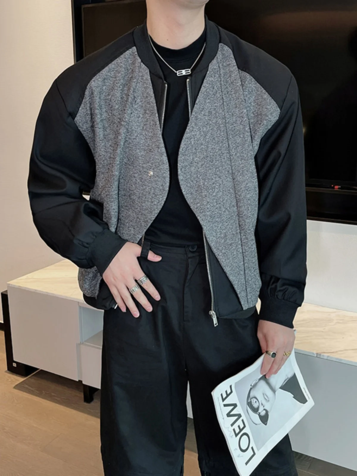 Мужская ор-майка Design Sensation, осенне-зимняя шерстяная смесь цветов, свободная посадка, молодежная модная полиэфирная ткань, застежка-молния
Мужская ор-майка Design Sensation, осенне-зимняя шерстяная смесь цветов, свободная посадка, молодежная модная полиэфирная ткань, застежка-молния