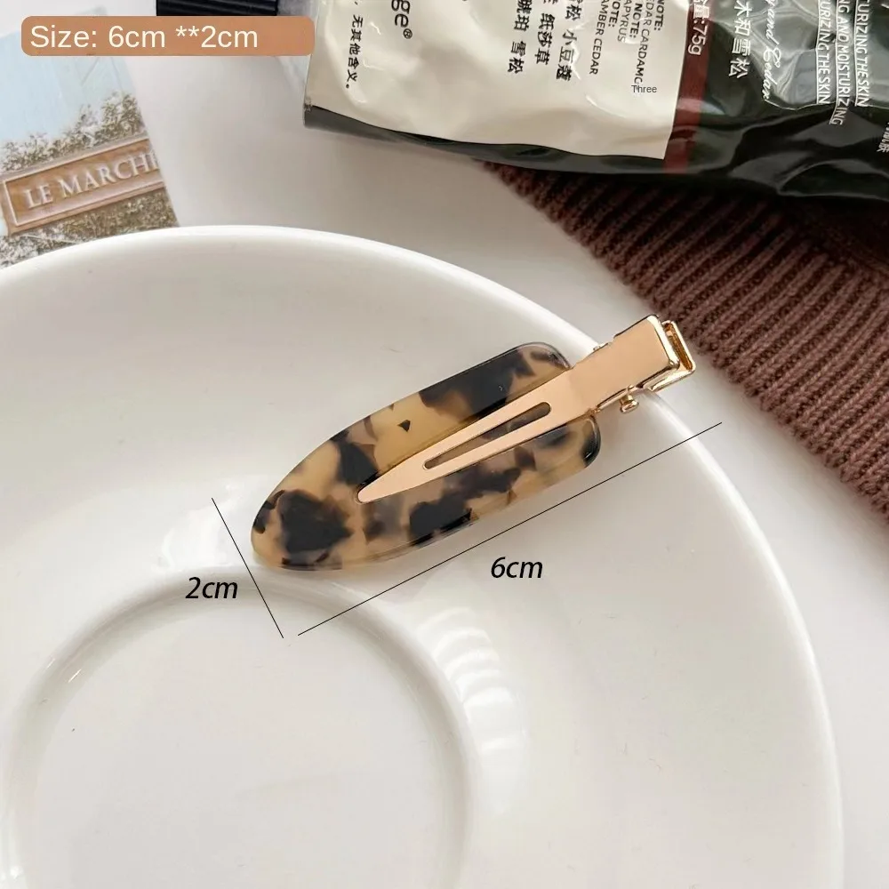 Leopard Acetate Seamless Hair Clip Headdress Hair Accessories No Crease Hairpin Colorful Hair Styling No Bend Barrettes Women
Leopard Acetate Seamless Hair Clip Headdress Hair Accessories No Crease Hairpin Colorful Hair Styling No Bend Barrettes Women