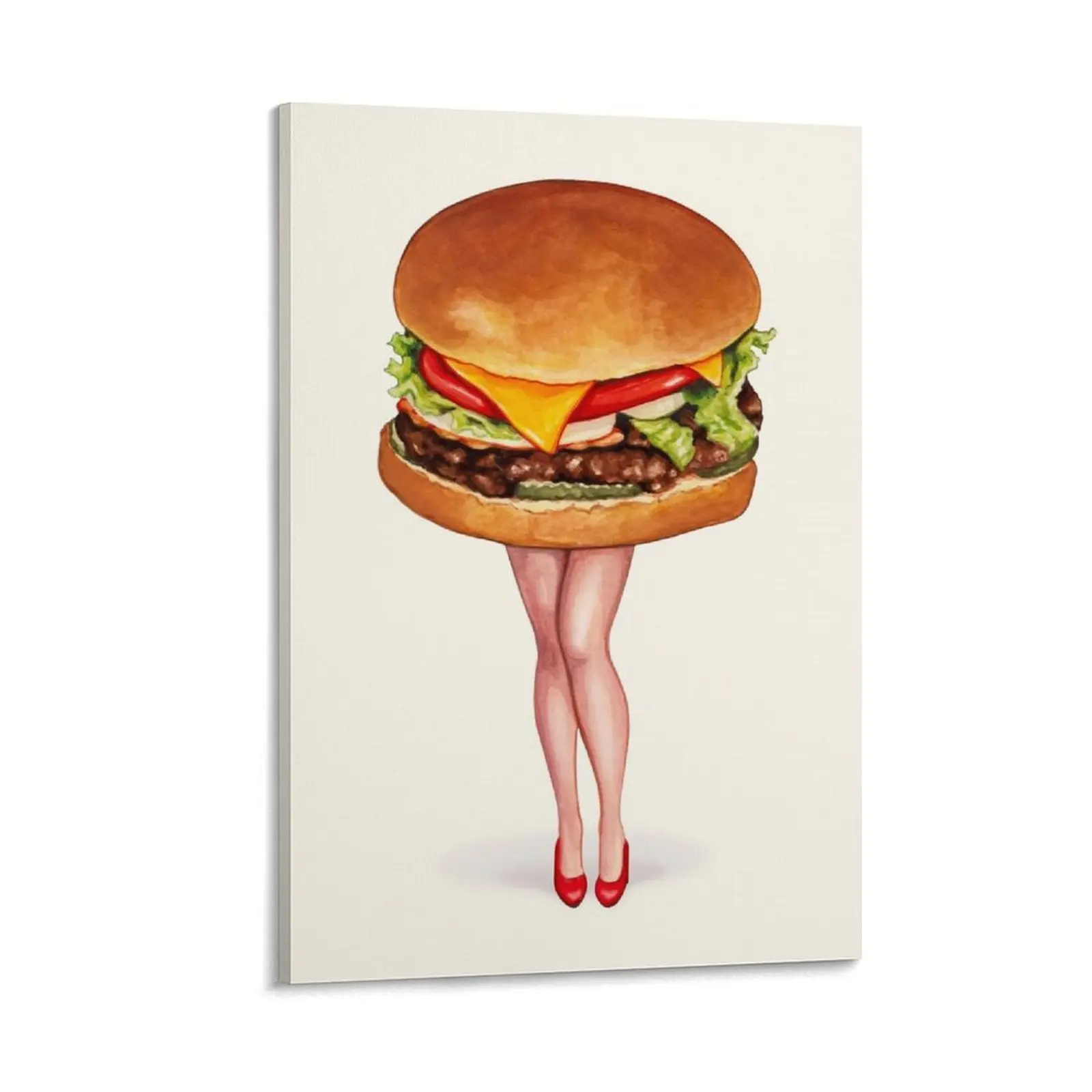 Cheeseburger Pin-Up Canvas Painting interior paintings bedrooms decor home decoration luxury
Cheeseburger Pin-Up Canvas Painting interior paintings bedrooms decor home decoration luxury