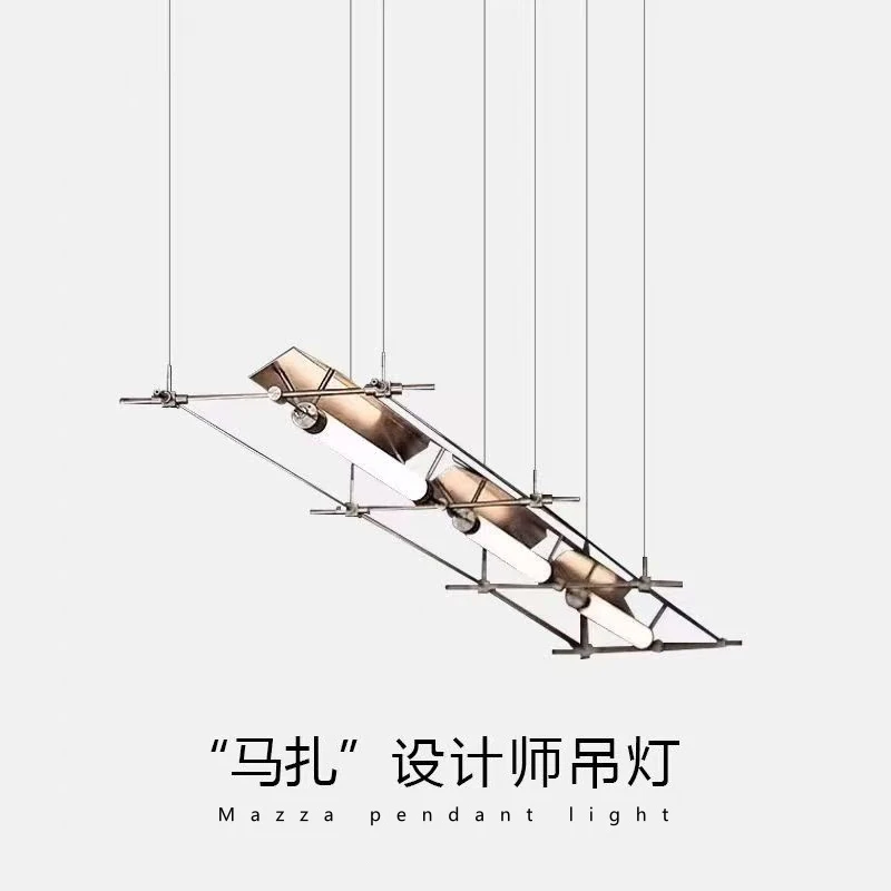 Cai Liechao designer restaurant chandelier minimalist studio cashier front desk art bar straight bar Mazar lamp
Cai Liechao designer restaurant chandelier minimalist studio cashier front desk art bar straight bar Mazar lamp