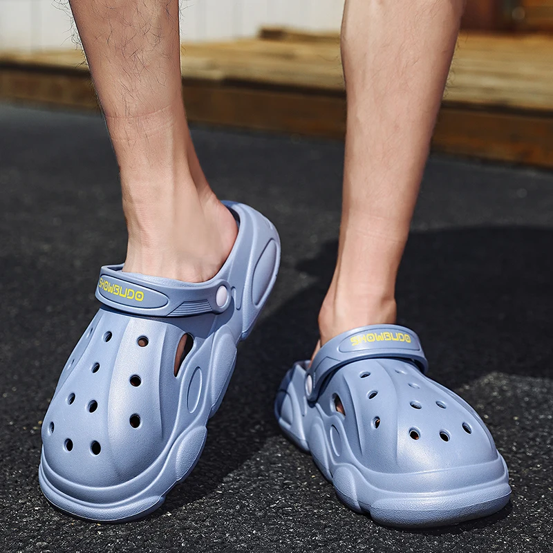Men's Women's Summer Couples Light Thick Soled Anti-Slip Sandals Comfortable Hole Shoes
Men's Women's Summer Couples Light Thick Soled Anti-Slip Sandals Comfortable Hole Shoes