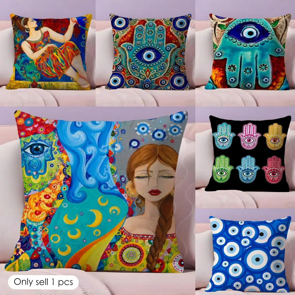 Watercolor Painting Turkish Evil Eye Cushion Cover Short Plush Soft Double-Sided Printing Cozy Sofa Bedroom Home Decor Gift
Watercolor Painting Turkish Evil Eye Cushion Cover Short Plush Soft Double-Sided Printing Cozy Sofa Bedroom Home Decor Gift