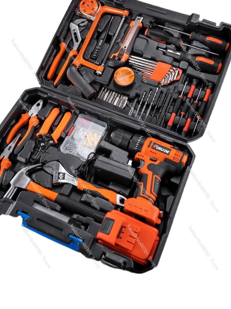 Electric drill toolbox Multifunctional impact drill combination set Woodworking pistol Drilling electricity
Electric drill toolbox Multifunctional impact drill combination set Woodworking pistol Drilling electricity