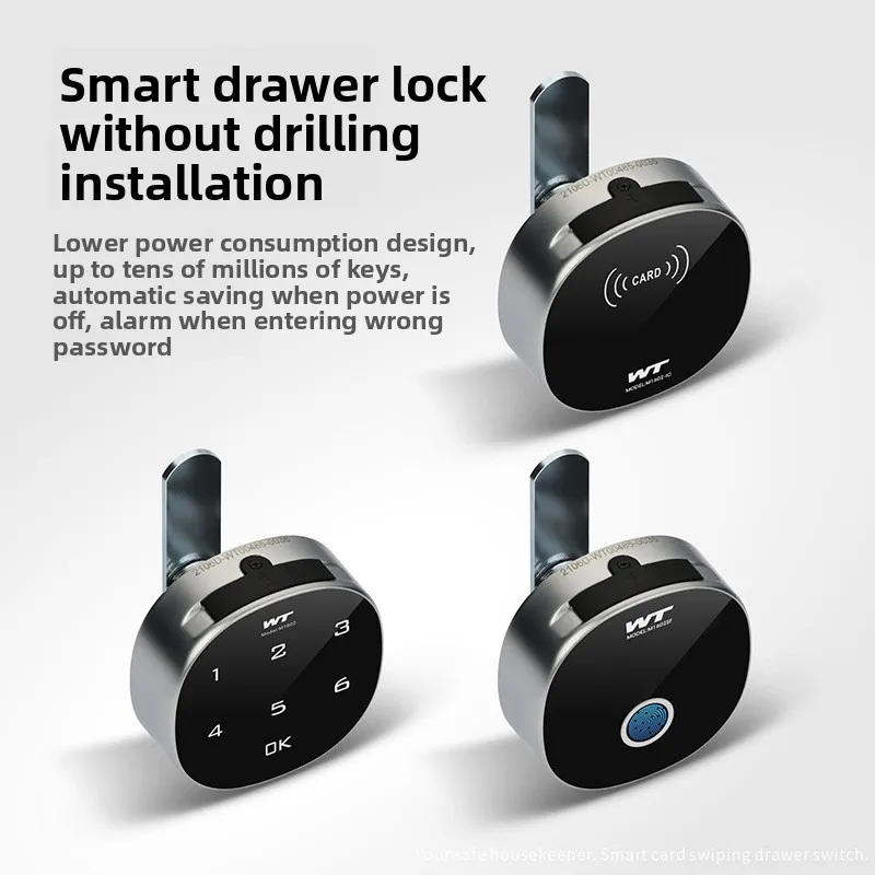 Умный замок ящика с отпечатками пальцев, Bluetooth пароль, цилиндр картотеки, тройной замок, замок для двери стола, шкафа, почтового ящика
Умный замок ящика с отпечатками пальцев, Bluetooth пароль, цилиндр картотеки, тройной замок, замок для двери стола, шкафа, почтового ящика