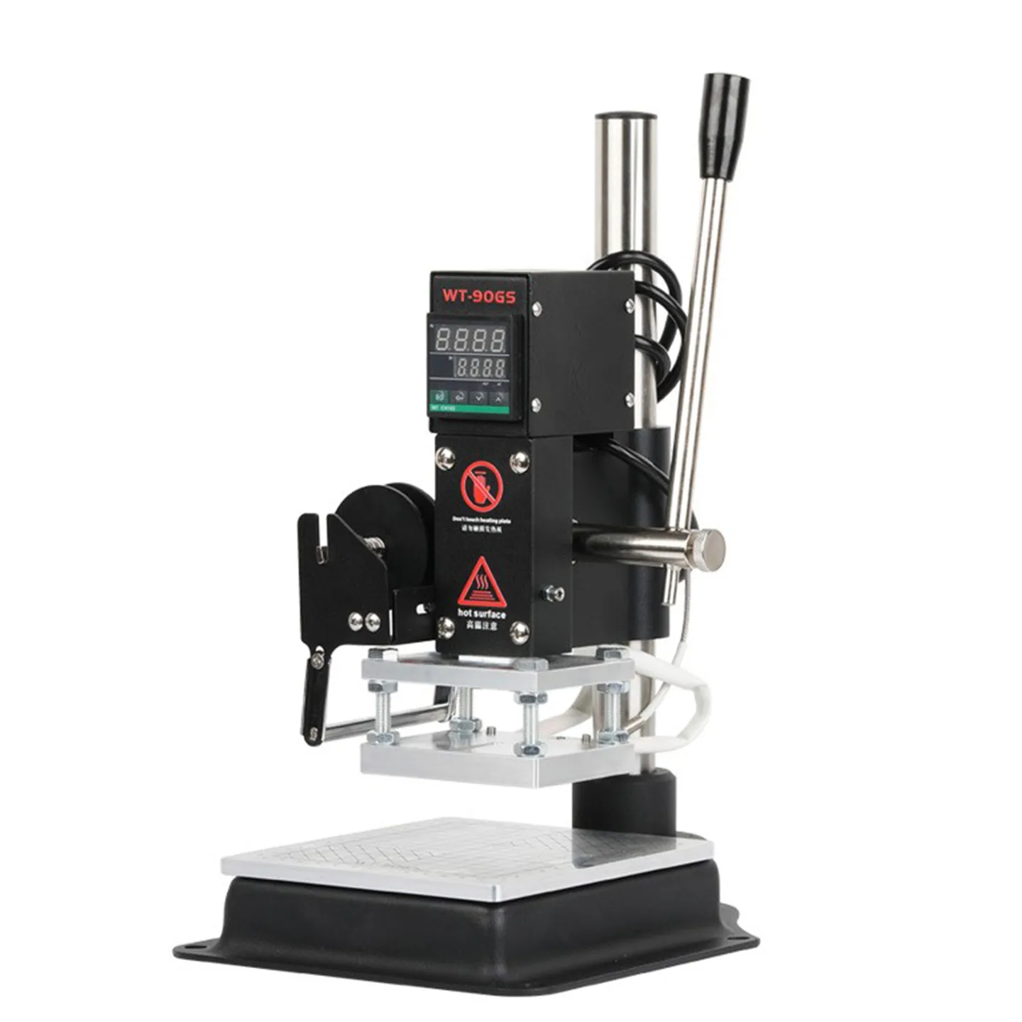 Small manual hot stamping machine for logos, trademarks, and labels; hot stamping for leather bags, paper, plastic, and wood
Small manual hot stamping machine for logos, trademarks, and labels; hot stamping for leather bags, paper, plastic, and wood