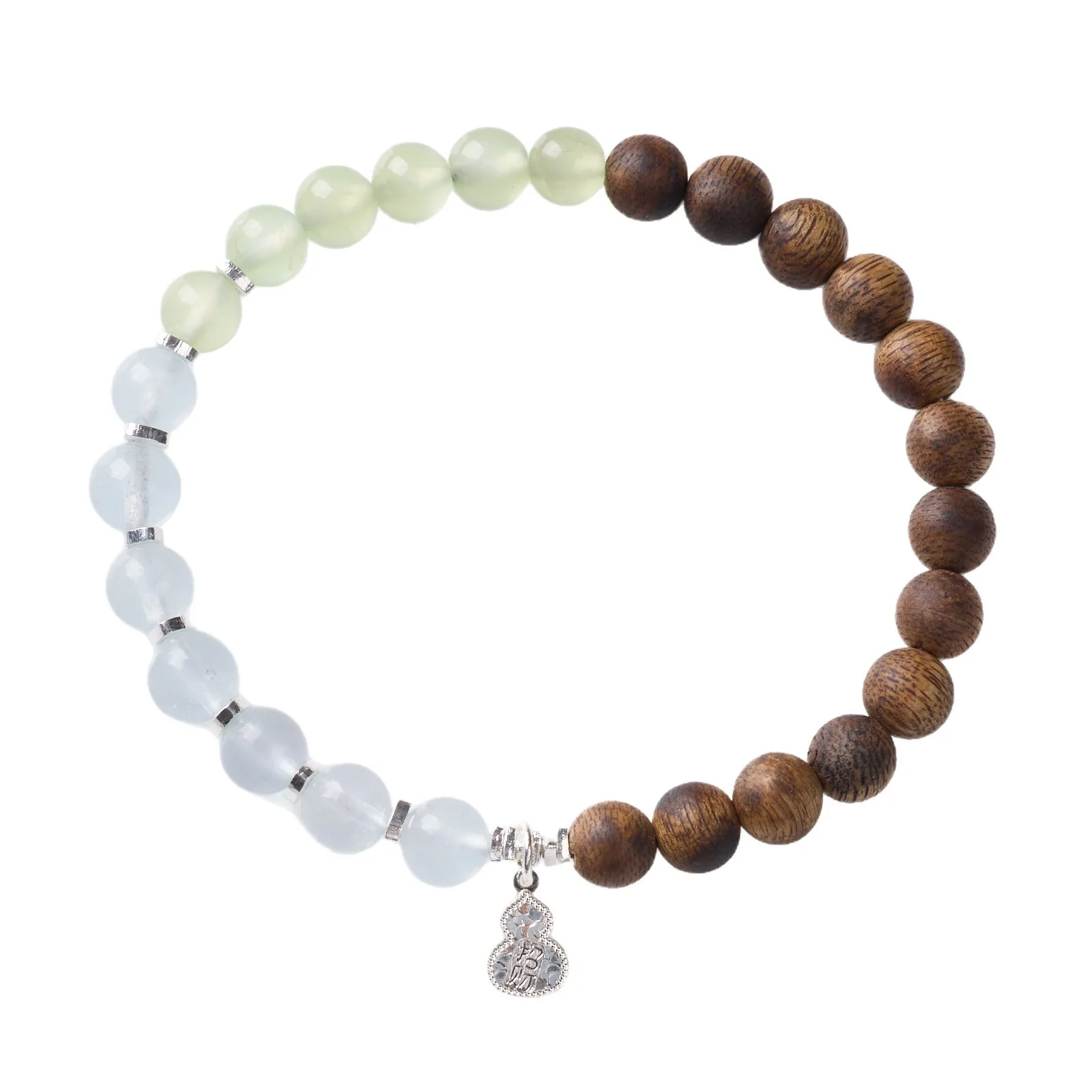 Natural Agarwood Aquamarine Prehnite Single Loop Bracelet New Chinese Style Luck Fortune Bracelet Premium Jewelry Gifts
Natural Agarwood Aquamarine Prehnite Single Loop Bracelet New Chinese Style Luck Fortune Bracelet Premium Jewelry Gifts