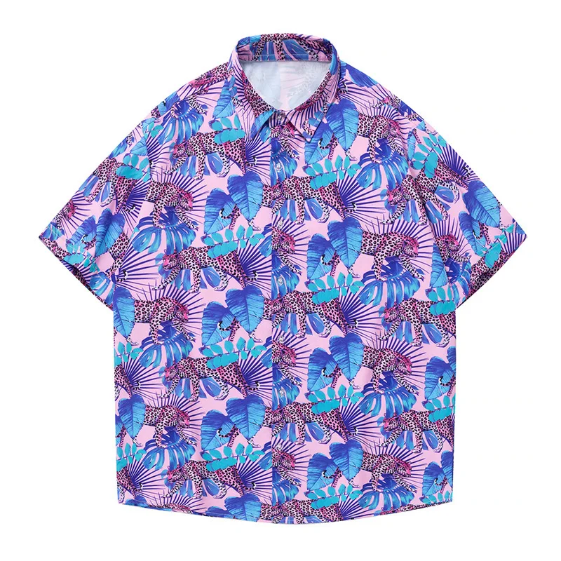 Summer Print Shirt Men'S Casual Loose Hawaiian Style Shirt Beach Short Sleeve Lapel Button Up Top Plus Size 5xl
Summer Print Shirt Men'S Casual Loose Hawaiian Style Shirt Beach Short Sleeve Lapel Button Up Top Plus Size 5xl