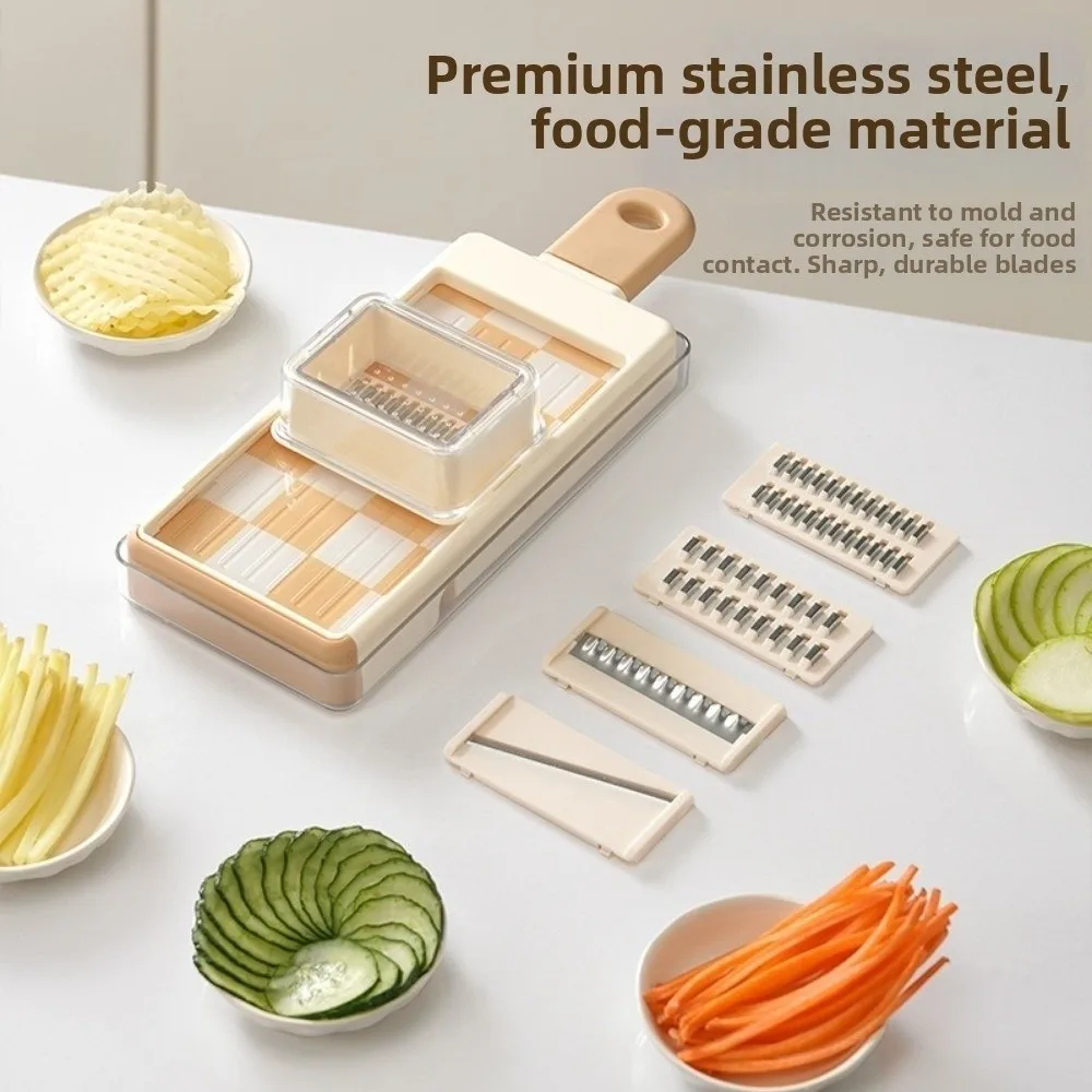 Multifunctional Vegetable Fruit Slicer Manual Operation Washable Food Grater Julienne Shredder Safe Design Potato Chopper
Multifunctional Vegetable Fruit Slicer Manual Operation Washable Food Grater Julienne Shredder Safe Design Potato Chopper