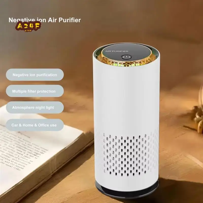 A24F-Negative Generator USB Air Purifier With HEPA Filter For Car Smell Formaldehyde Removal Electric Air Freshener
A24F-Negative Generator USB Air Purifier With HEPA Filter For Car Smell Formaldehyde Removal Electric Air Freshener