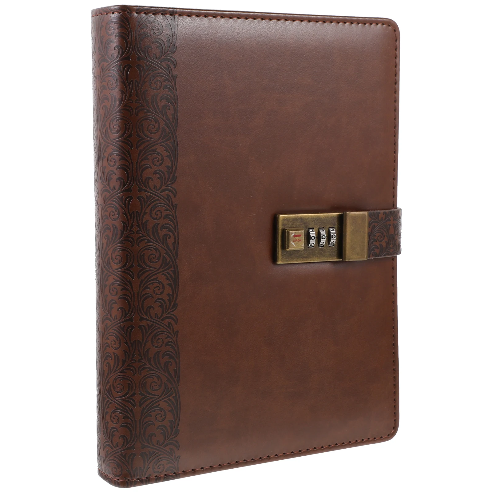 Locking Journal Notepad A5 Coffee Retro PU Code Lock Diary Notebook for Writing Students Adults Work Travel Scrapbook
Locking Journal Notepad A5 Coffee Retro PU Code Lock Diary Notebook for Writing Students Adults Work Travel Scrapbook