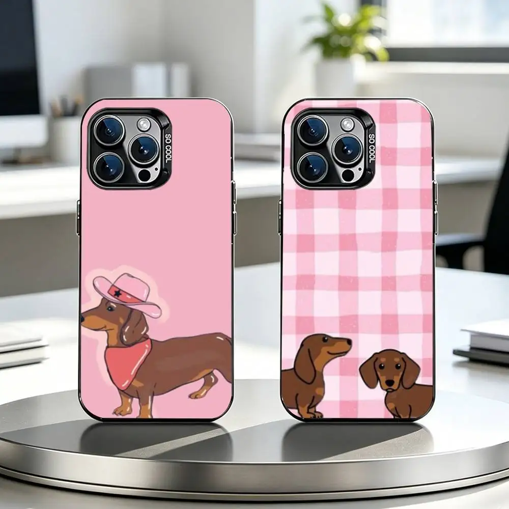 Cute Dachshunds Phone Case For iPhone 17,16,15,14,13,12,11 Plus,Pro Max,XS,Colored Silver Plated Inside Cover
Cute Dachshunds Phone Case For iPhone 17,16,15,14,13,12,11 Plus,Pro Max,XS,Colored Silver Plated Inside Cover