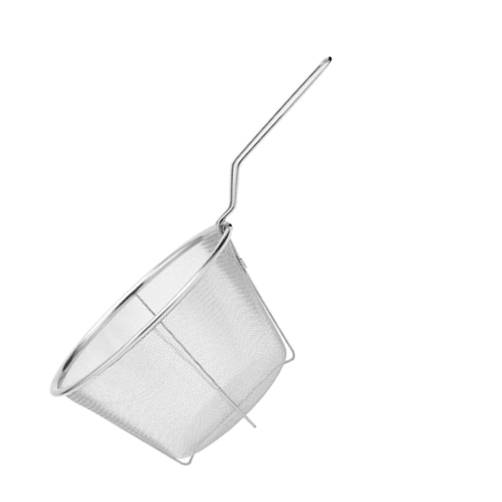 Stainless Steel Frying Basket Deep Fryer Baskets Chips Holder Silver Metal fry basket h Large Volume Even Heat Distribution
Stainless Steel Frying Basket Deep Fryer Baskets Chips Holder Silver Metal fry basket h Large Volume Even Heat Distribution