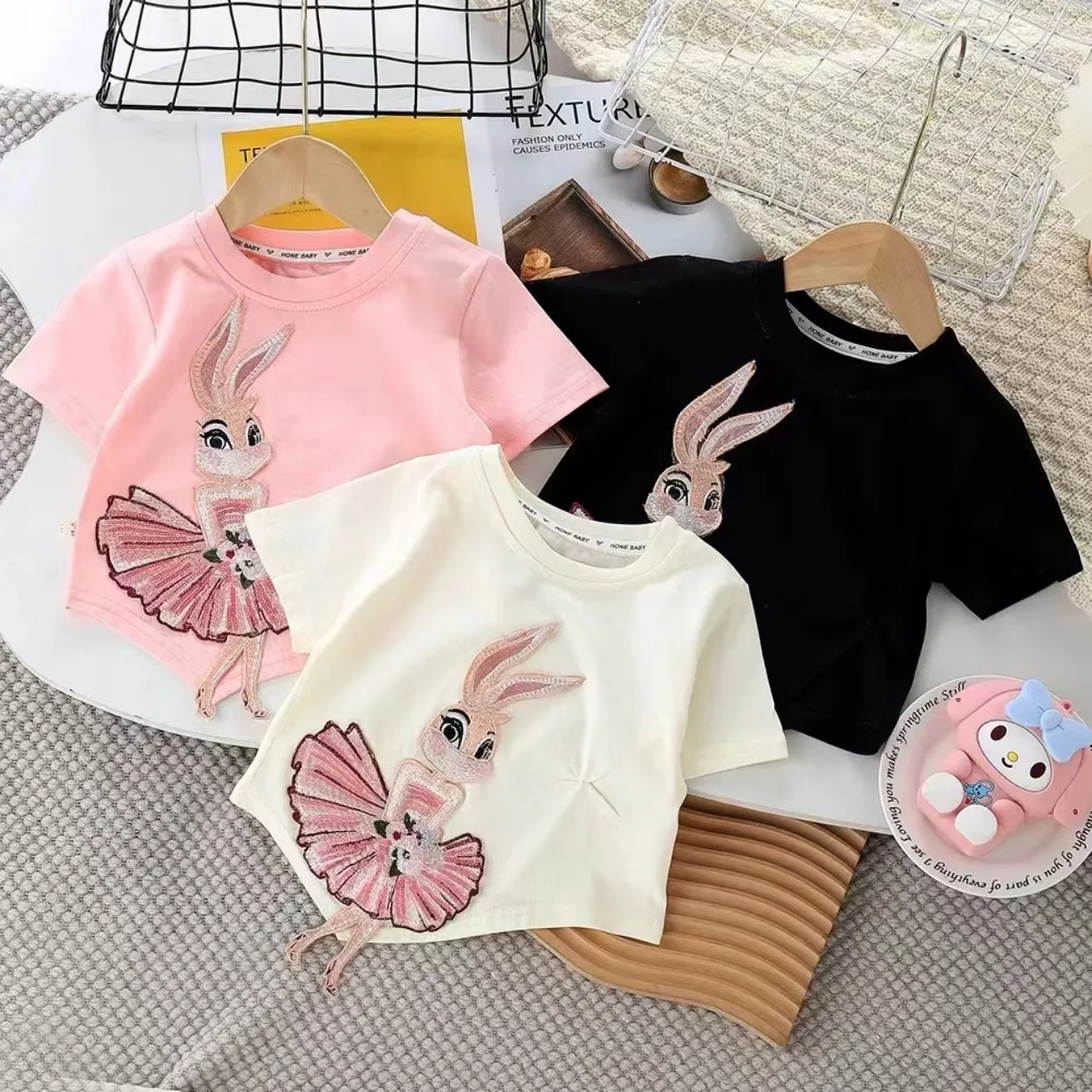 Girls T-shirts Summer 2024 Children's Cotton T-shirt For Baby Girl Cartoon Outerwear Clothes Kids Cute Tops Costume Toddler 6 7Y
Girls T-shirts Summer 2024 Children's Cotton T-shirt For Baby Girl Cartoon Outerwear Clothes Kids Cute Tops Costume Toddler 6 7Y