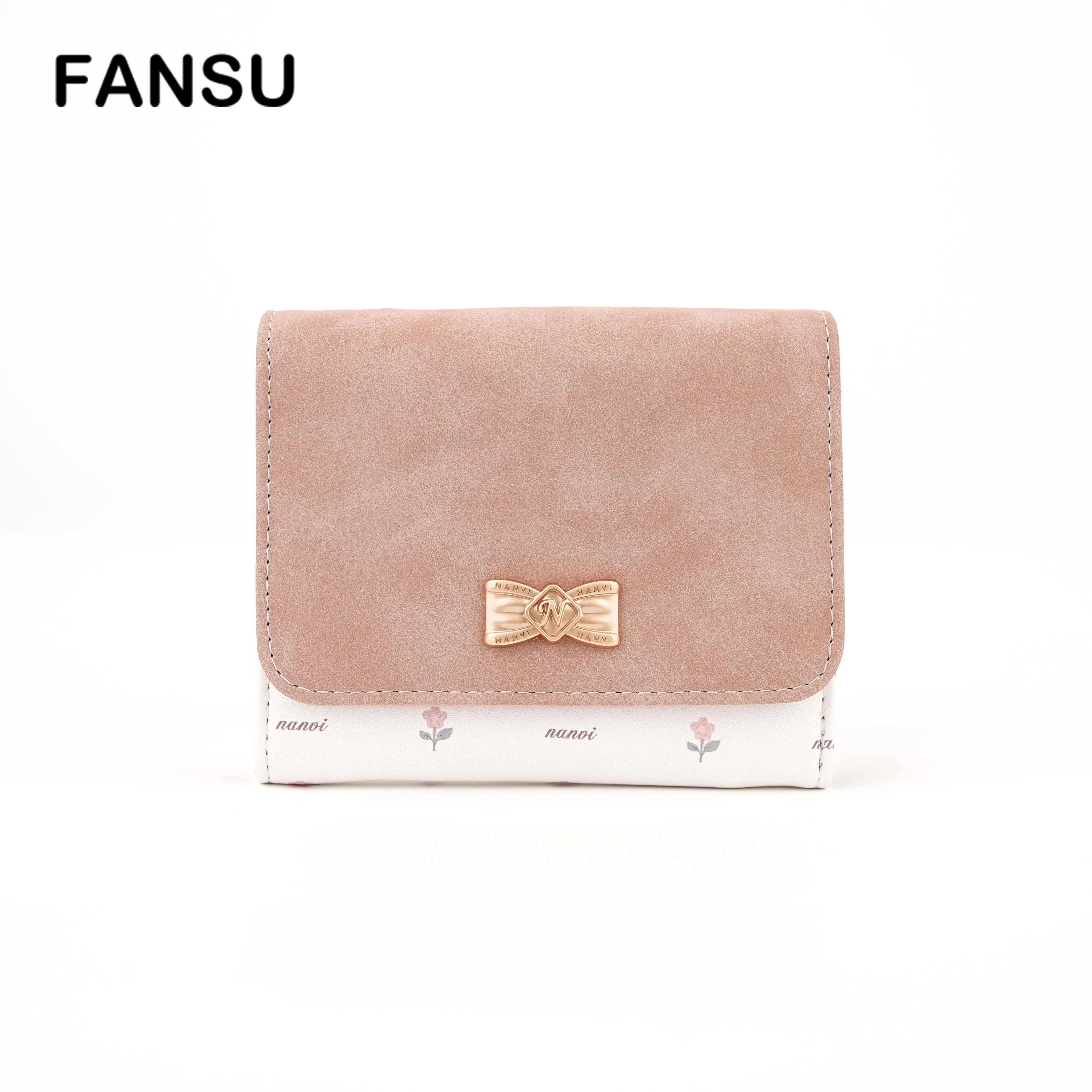 Cute Bow Ladies Small Wallet Female Short Fresh Triple Folding Student Coin Purse Travel Portable Coin Holder 5 Colors FANSU
Cute Bow Ladies Small Wallet Female Short Fresh Triple Folding Student Coin Purse Travel Portable Coin Holder 5 Colors FANSU