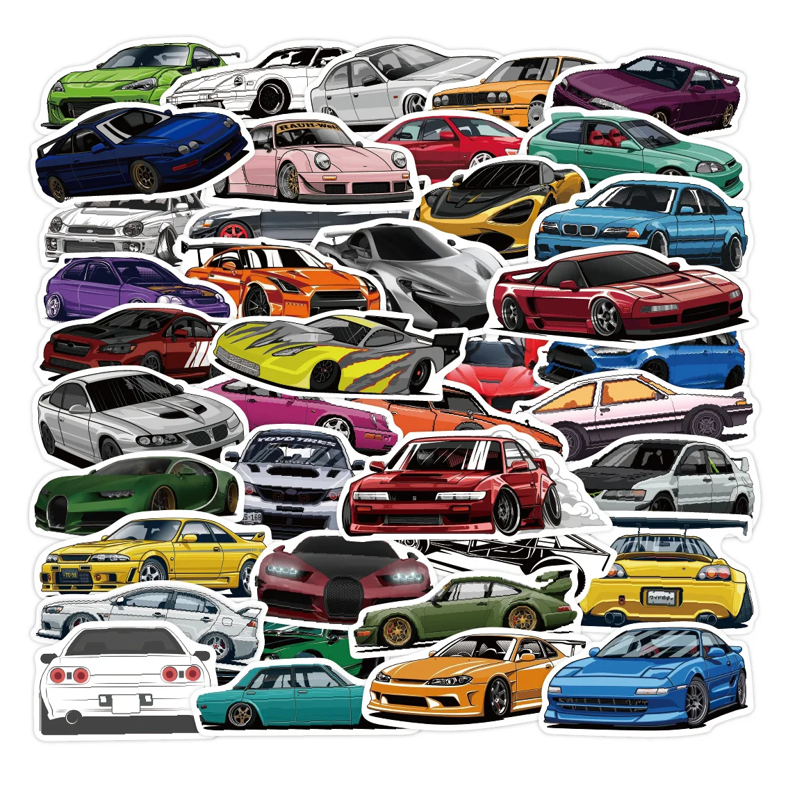 10/50PCS JDM Racing Car Cartoon Modified Super Car Waterproof Stickers DIY Decoration Notebook Mobile Guitar Suitcase Graffiti
10/50PCS JDM Racing Car Cartoon Modified Super Car Waterproof Stickers DIY Decoration Notebook Mobile Guitar Suitcase Graffiti