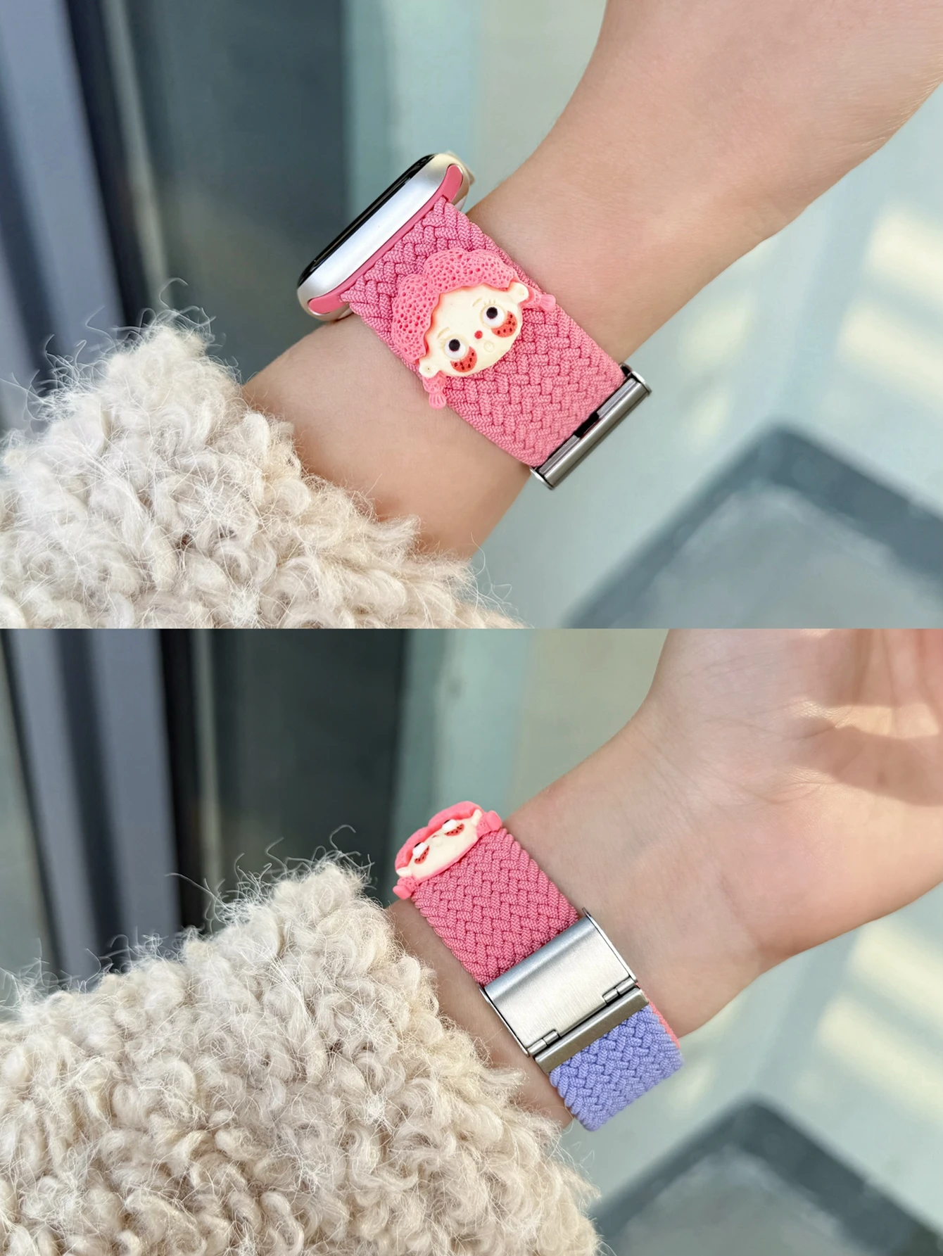 elastic nylon For Apple Watch band women Ultra 10/9/8/7/6/5 SE 38mm 40mm 41mm 42mm 44mm 45mm 46mm for iwatch strap
elastic nylon For Apple Watch band women Ultra 10/9/8/7/6/5 SE 38mm 40mm 41mm 42mm 44mm 45mm 46mm for iwatch strap