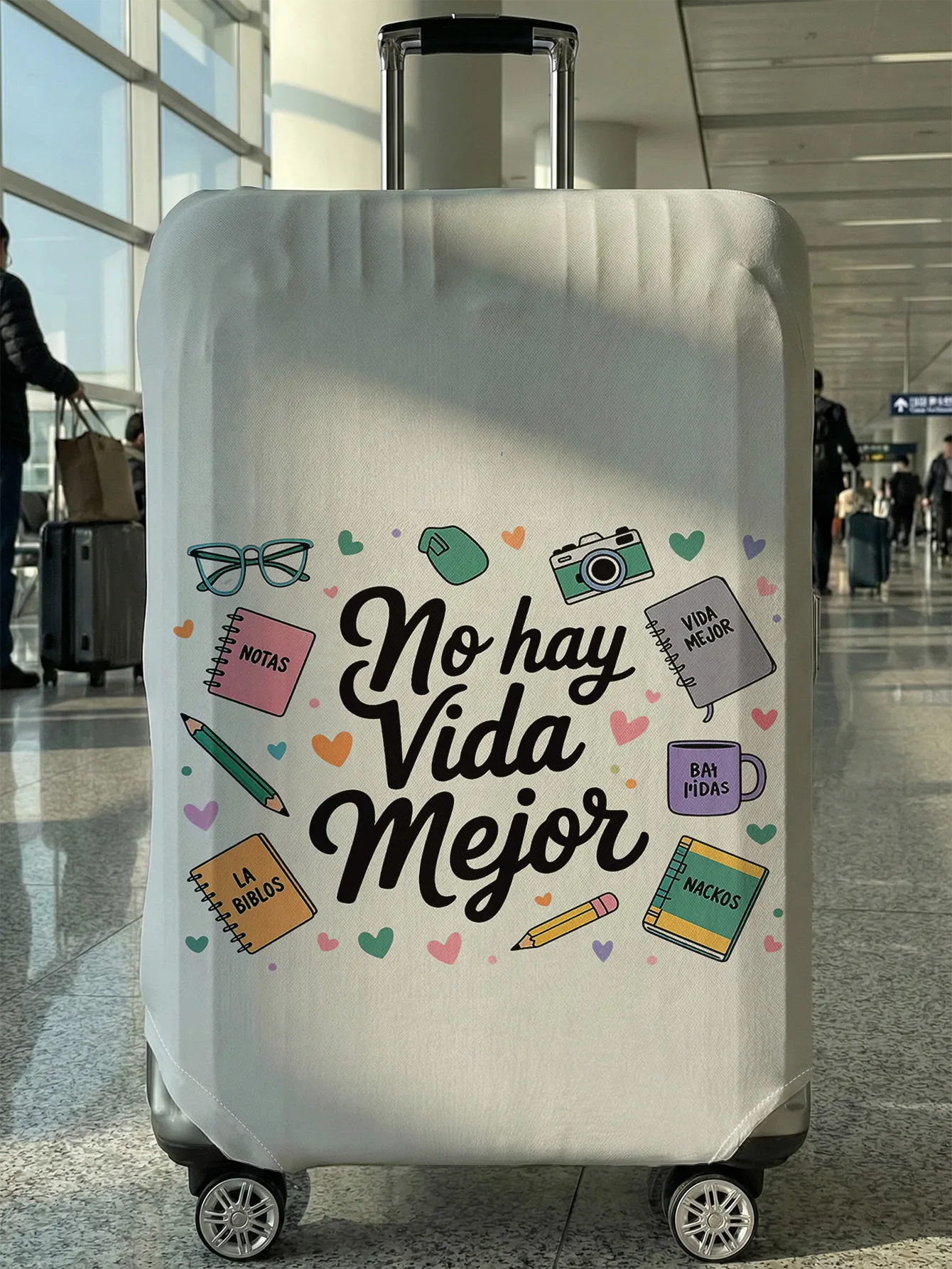 Spanish learning popular luggage protective case, suitable for 18-32 inch luggage cases, luggage handle gloves, travel accessori
Spanish learning popular luggage protective case, suitable for 18-32 inch luggage cases, luggage handle gloves, travel accessori