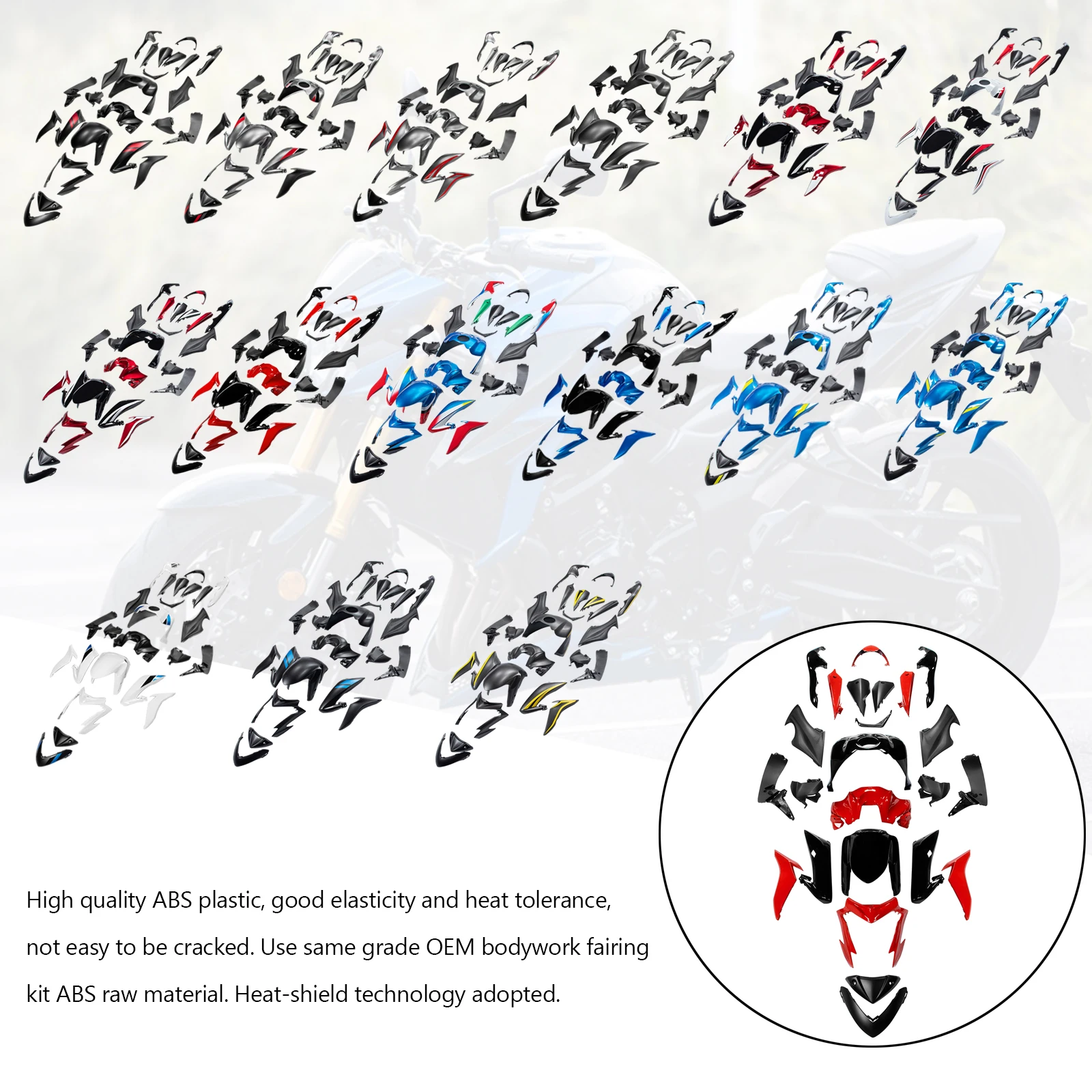Topteng Injection Plastic Bodywork Fairing Kit for Suzuki GSX-S 1000 2015 2016 2017 2018 2019 2020
Topteng Injection Plastic Bodywork Fairing Kit for Suzuki GSX-S 1000 2015 2016 2017 2018 2019 2020