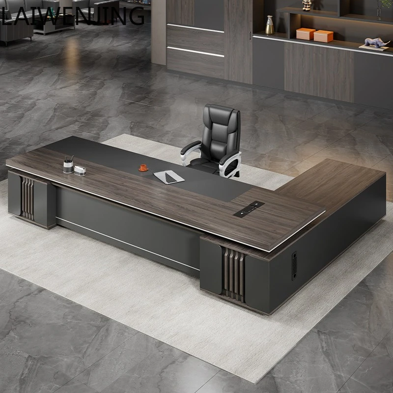 SGF boss office desk and chair combination light luxury high sense simple modern class desk
SGF boss office desk and chair combination light luxury high sense simple modern class desk