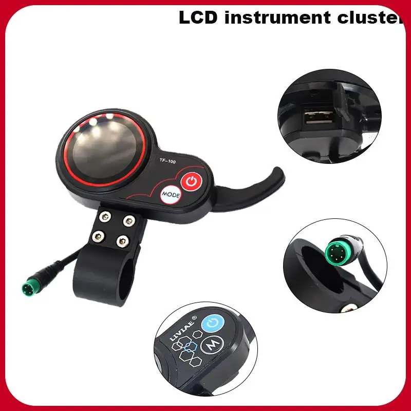 Electric Scooter Color Screen Instrument Panel Power Switch Motor Accelerator Throttle Meter Display 36V 48V Universal
Electric Scooter Color Screen Instrument Panel Power Switch Motor Accelerator Throttle Meter Display 36V 48V Universal