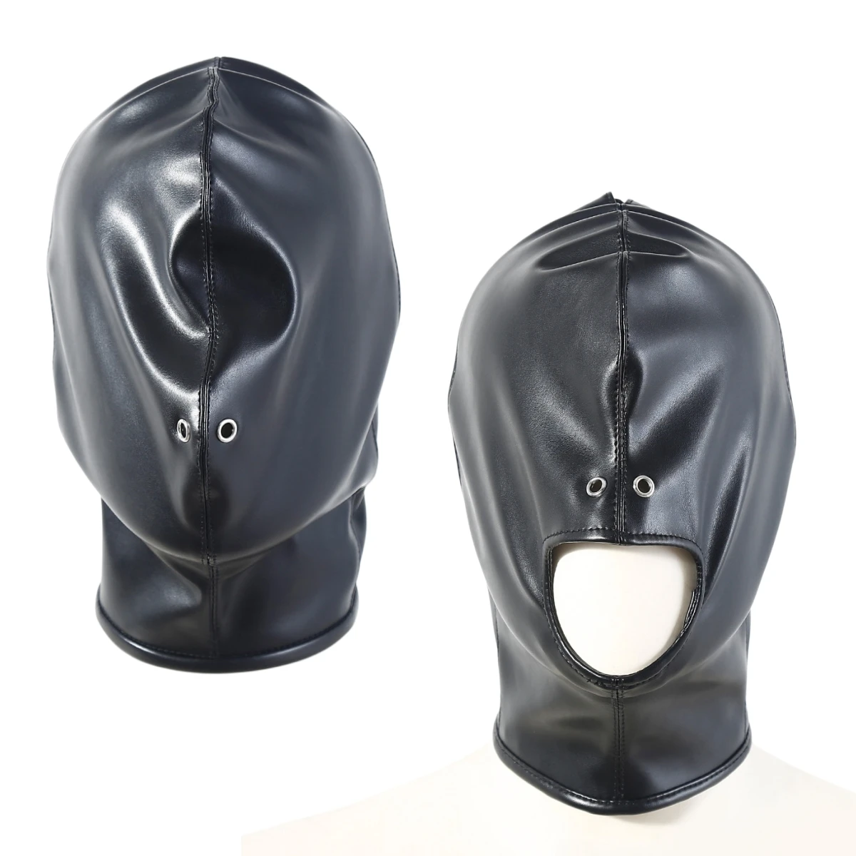 Sexy Black Full Face Mask Soft Hood PU Leather Mysterious Cosplay Accessory for Party Play Games Exotic Halloween Costumes High
Sexy Black Full Face Mask Soft Hood PU Leather Mysterious Cosplay Accessory for Party Play Games Exotic Halloween Costumes High