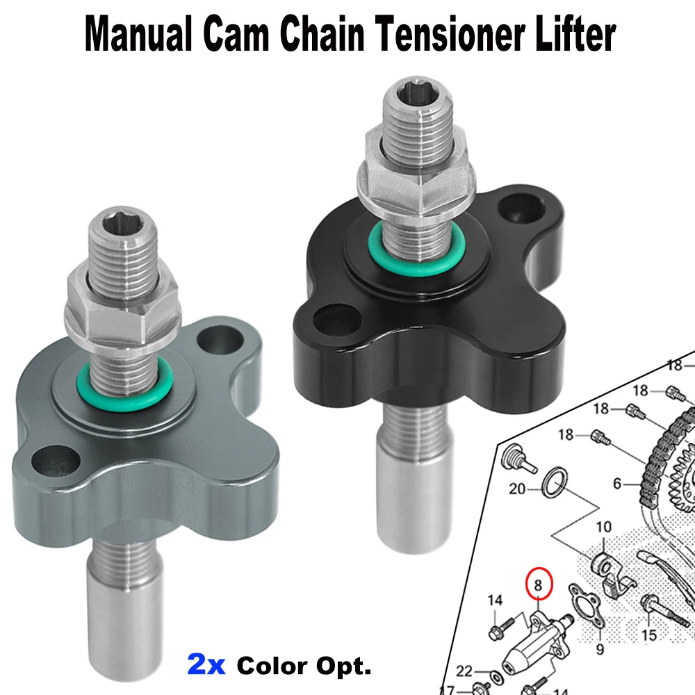 Manual Cam Timing Chain Tensioner Lifter For Honda CBR600RR CBR1000RR SP RR-R Fireblade 03-26 Ref.OE 14520-MFL-013 14520-MEE-013
Manual Cam Timing Chain Tensioner Lifter For Honda CBR600RR CBR1000RR SP RR-R Fireblade 03-26 Ref.OE 14520-MFL-013 14520-MEE-013