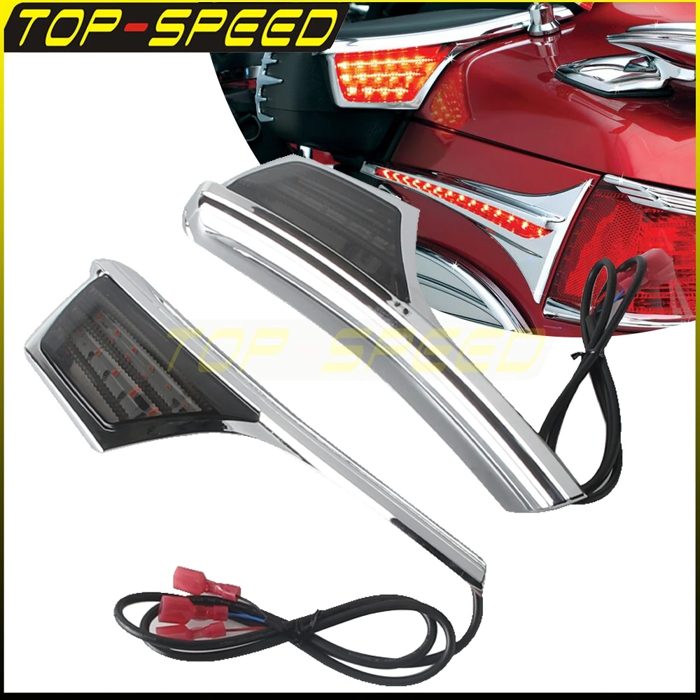 For Honda 2006-17 Goldwing GL1800 Turn Signals Lamps Passenger Armrest Trim LED Light ABS Accent Driving Lights Red Running Lamp
For Honda 2006-17 Goldwing GL1800 Turn Signals Lamps Passenger Armrest Trim LED Light ABS Accent Driving Lights Red Running Lamp