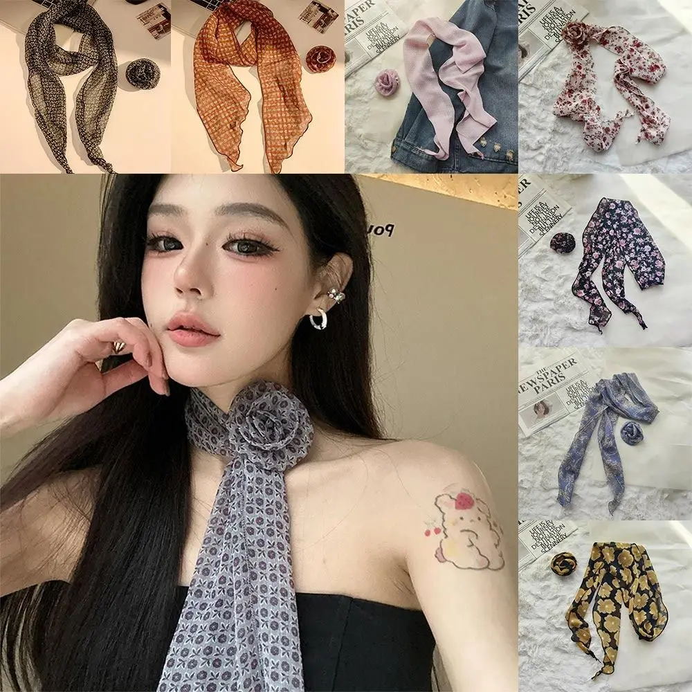 New Detachable Thin Chiffon Long Ribbon Polyester Soft Rose Scarf Multifunctional Usage Handbag Accessories
New Detachable Thin Chiffon Long Ribbon Polyester Soft Rose Scarf Multifunctional Usage Handbag Accessories