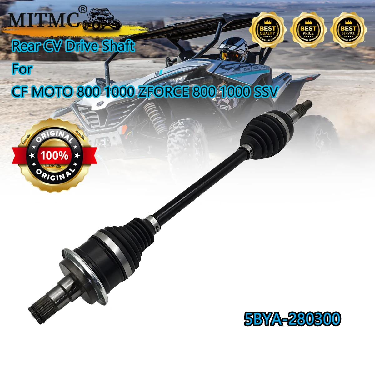 Оригинальный задний приводной вал для CF 800 1000 ZFORCE 800 1000 CF800SU-3 CF1000UTR CF1000STR SSV 5BYA-280300
Оригинальный задний приводной вал для CF 800 1000 ZFORCE 800 1000 CF800SU-3 CF1000UTR CF1000STR SSV 5BYA-280300